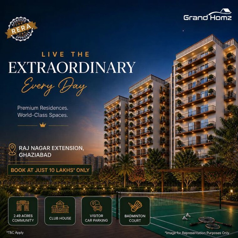 Exterior View, jai-ambey-jagdish-puram 3 Bedroom 1580 Sq.Ft. Apartment In Raj Nagar Extension Ghaziabad 10518652