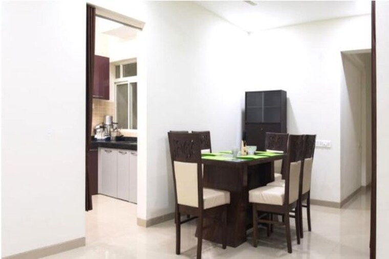 Dining area, global-precioso-apartment 3 Bedroom 1943 Sq.Ft. Apartment In Kharadi Pune 10517034