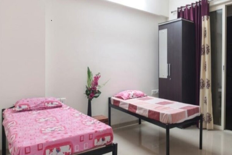 Bedroom, global-precioso-apartment 3 Bedroom 1943 Sq.Ft. Apartment In Kharadi Pune 10517034