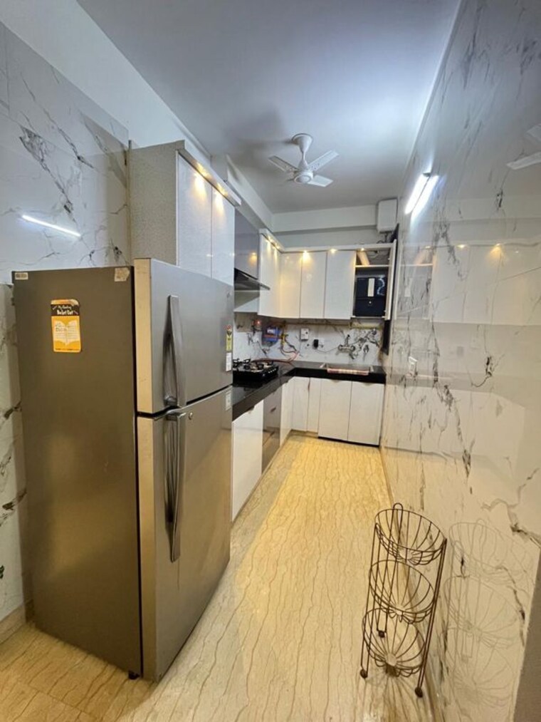 Kitchen, malviya nagar 2 Bedroom 900 Sq.Ft. Builder Floor In Malviya Nagar Delhi 10518673