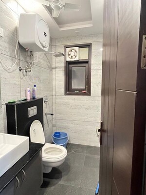 Bathroom in 3 BHK Builder Floor at Malviya Nagar – for Rent