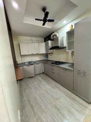 Kitchen in 3 BHK Builder Floor at Malviya Nagar – for Rent