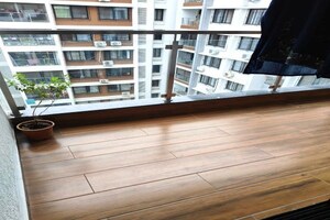 Balcony in 2.5 BHK Apartment at Unique Youtopia, Kharadi – for Rent
