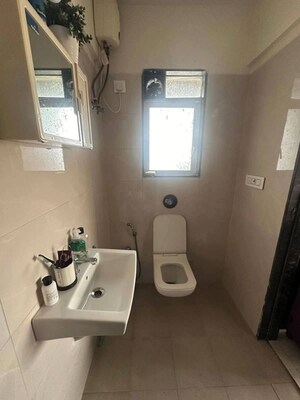 Bathroom in 2 BHK Apartment at Tapovan Apartment Malad East, Malad East – for Rent
