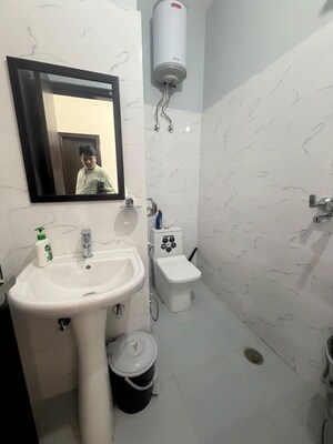 Bathroom in 5 BHK Builder Floor at Sector 15 – for Rent