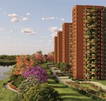 3 BHK + Study Room 2490 Sq.Ft. Apartment in Total Environment Down By The Water