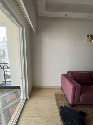 Living Room in 3 BHK Apartment at Skyline Beverly Park, Hebbal – for Rent