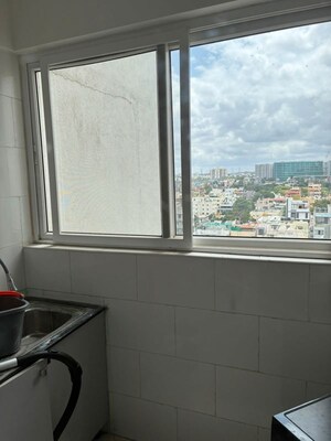 Balcony in 3 BHK Apartment at Skyline Beverly Park, Hebbal – for Rent