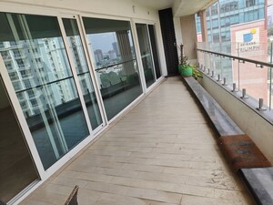 Balcony in 4 BHK Apartment at Brigade Caladium, Hebbal – for Rent