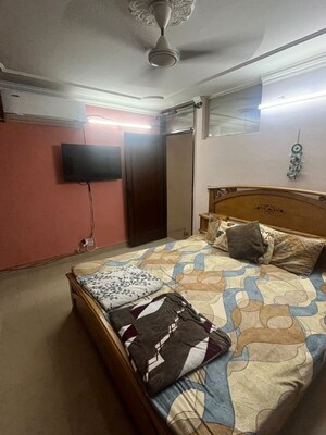 Bedroom in 2 BHK Builder Floor at Lajpat Nagar I – for Rent