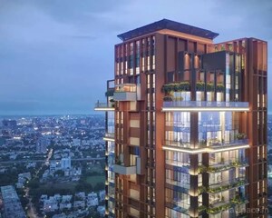 4 BHK Apartment – Exterior View View at Z Luxuria, Thaltej - for Sale