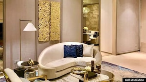 Living Room in 4 BHK Apartment at Rustomjee Crown, Prabhadevi – for Rent