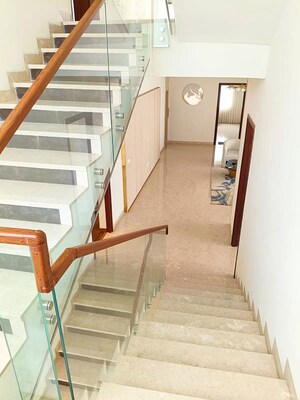 Staircase in 4 BHK Villa at Shamshabad – for Sale