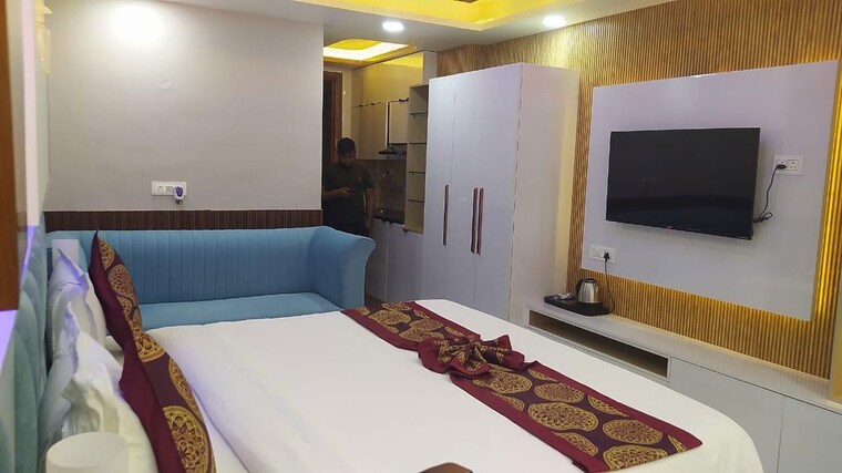 Bedroom, vvip-mangal 3 Bedroom 1870 Sq.Ft. Apartment In Raj Nagar Extension Ghaziabad 10518748