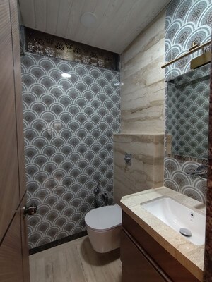 Bathroom in 3.5 BHK Apartment at Ekta Tripolis, Goregaon West – for Rent