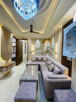 Living Room in 2 BHK Builder Floor at Uttam Nagar – for Sale