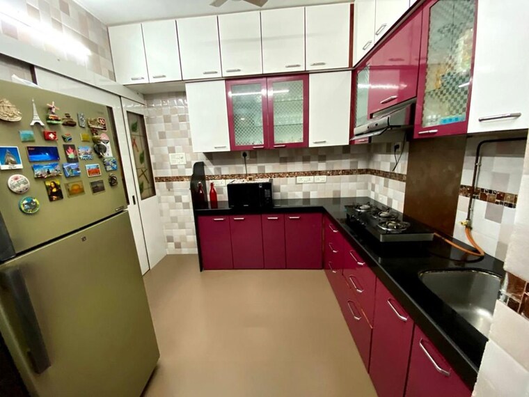 Kitchen, suncity-complex 2 Bedroom 900 Sq.Ft. Apartment In Powai Mumbai 10518792