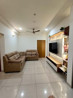 Living Room in 2 BHK Apartment at Sobha Dream Gardens, Thanisandra Main Road – for Rent