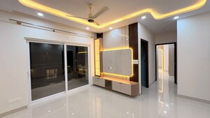 Living Room in 4 BHK Apartment at Adarsh Greens, Kogilu – for Rent