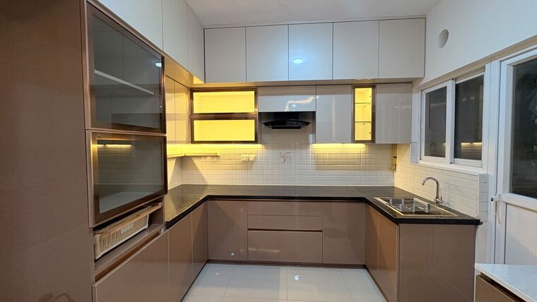 Kitchen, adarsh-greens 4 Bedroom 2000 Sq.Ft. Apartment In Kogilu Bangalore 10518811