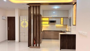 Building Lobby in 4 BHK Apartment at Adarsh Greens, Kogilu – for Rent