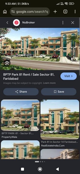 3.5 BHK + Servant Room 275 Sq.Yd. Builder Floor in BPTP Park 81