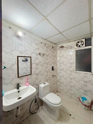 Bathroom in 2.5 BHK Apartment at Amrapali Centurian Park, Tech Zone 4 Greater Noida – for Rent