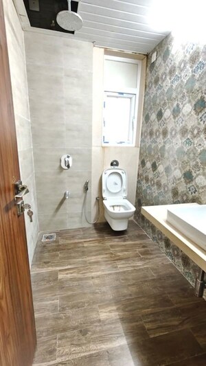 Bathroom in 3 BHK Apartment at Upper East 97, Malad East – for Rent