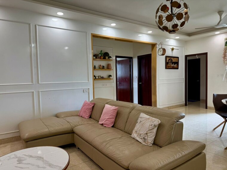 Living Room, prestige-falcon-city 3 Bedroom 1861 Sq.Ft. Apartment In Konanakunte Bangalore 10518933