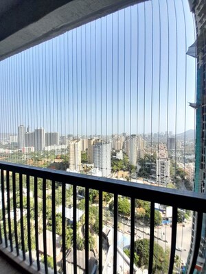 Balcony in 2 BHK Apartment at Dhamji Shamji Mahavir Spring Tulip Phase 1, Pokhran Road No Two – for Rent