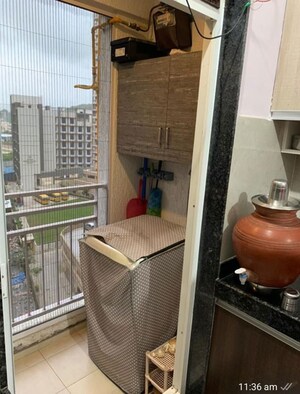 Balcony in 2 BHK Apartment at JP North, Mira Road – for Rent