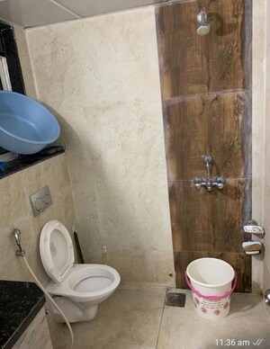Bathroom in 2 BHK Apartment at JP North, Mira Road – for Rent