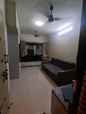 Living Room in 1 BHK Apartment at Anita Nagar Chs, Kandivali East – for Rent