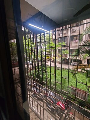 Balcony in 1 BHK Apartment at Anita Nagar Chs, Kandivali East – for Rent