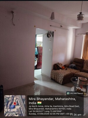 Living Room in 2 BHK Apartment at JP North, Mira Road – for Sale