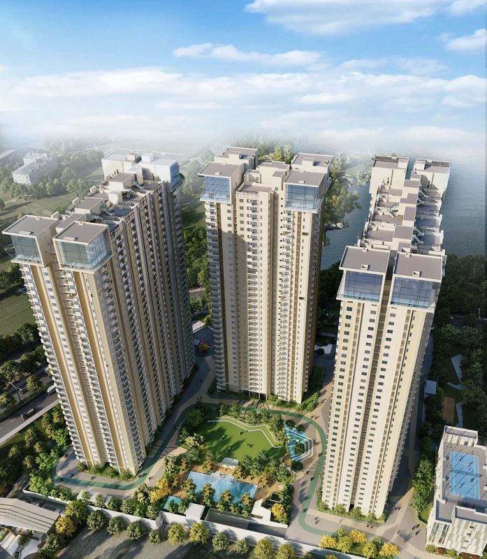 2 BHK 1075 Sq.Ft. Apartment in Cybercity West Brook