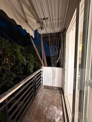 Balcony in 3 BHK Builder Floor at Saket – for Rent