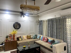 Living Room in 3 BHK Apartment at Kumar Picasso, Hadapsar – for Sale