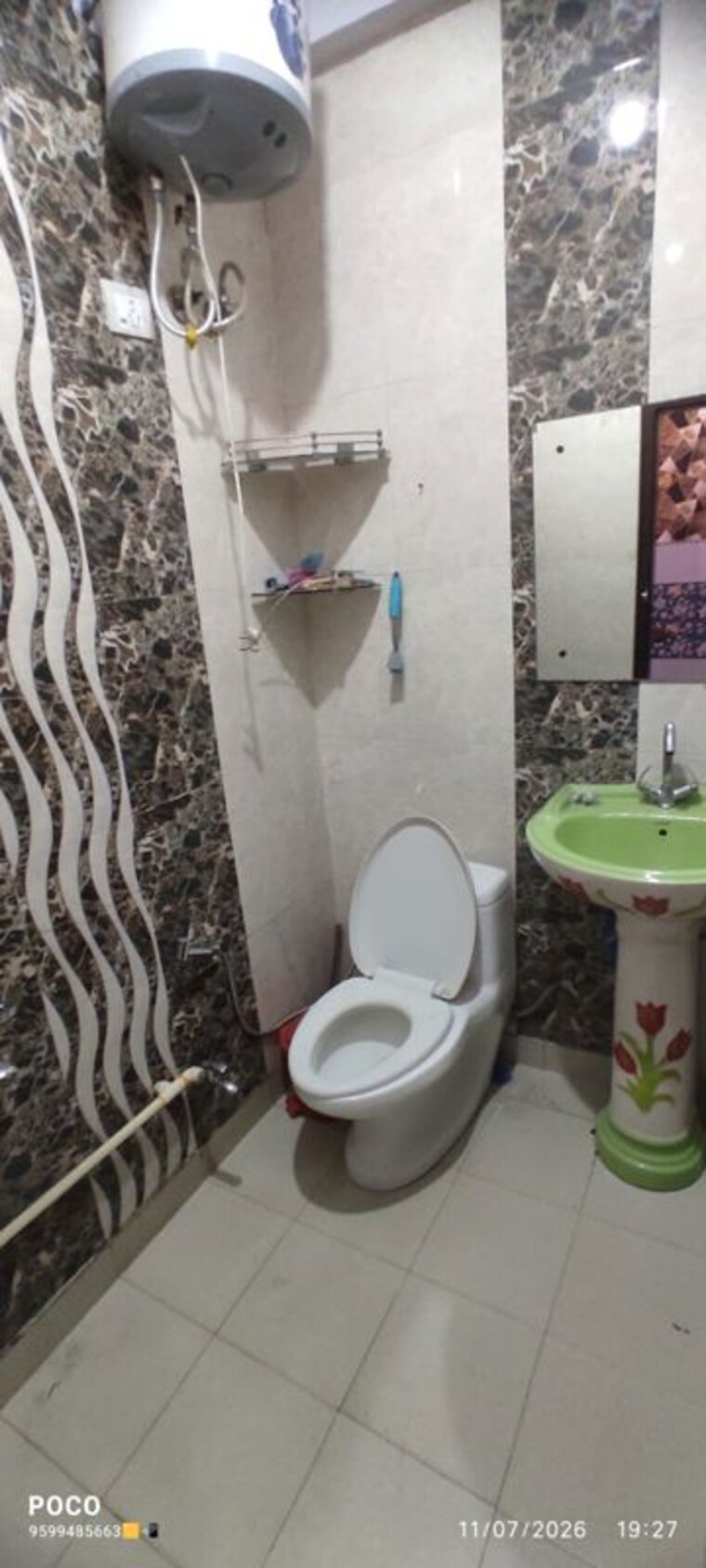 Bathroom, mehrauli 1 Bedroom 500 Sq.Ft. Builder Floor In Mehrauli Delhi 10519135