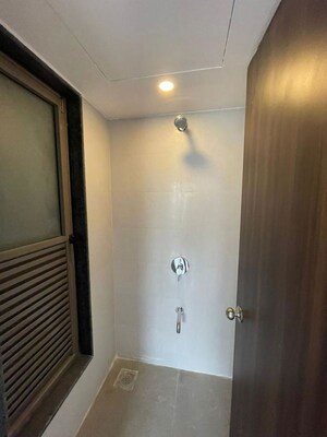 Bathroom in 1 BHK Apartment at Lodha Crown Quality Homes, Majiwada – for Rent