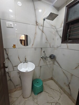 Bathroom in 2 BHK Builder Floor at Uttam Nagar – for Rent