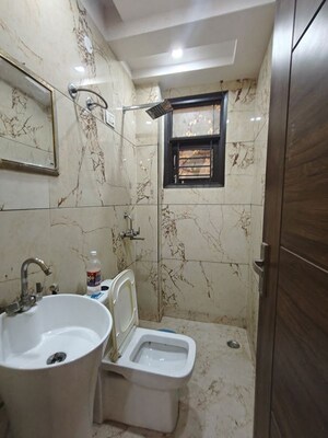 Bathroom in 2 BHK Builder Floor at Uttam Nagar – for Rent