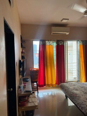 Living Room in 3 BHK Apartment at Lokhandwala Octacrest, Kandivali East – for Rent