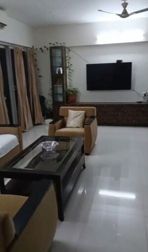 Living Room in 4 BHK Apartment at Baner – for Rent
