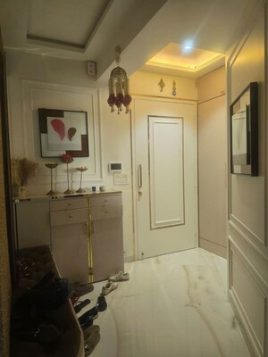 Bathroom in 3 BHK Apartment at Transcon Triumph Tower, Andheri West – for Rent
