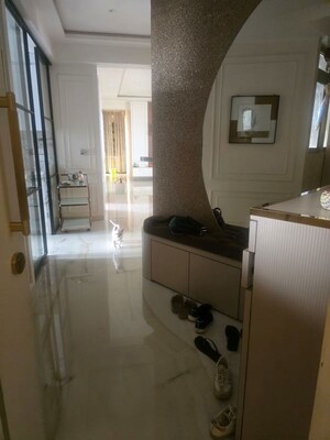 Bathroom in 3 BHK Apartment at Transcon Triumph Tower, Andheri West – for Rent