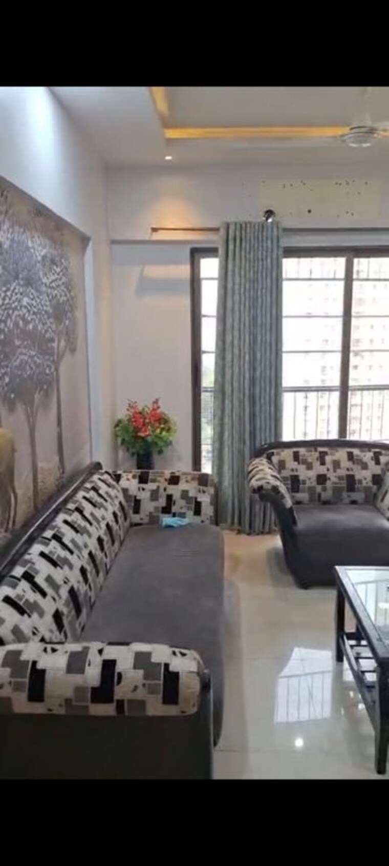 Living Room, everest-world-aspen 2 Bedroom 950 Sq.Ft. Apartment In Dhokali Thane 10519394