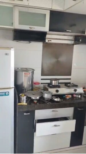 Kitchen in 2 BHK Apartment at Luv Kush Tower, Chembur – for Rent
