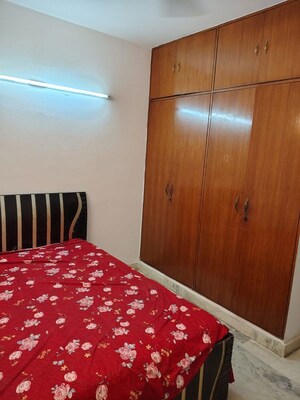 Bedroom in 2 BHK Builder Floor at Kalkaji – for Rent