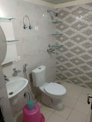 Bathroom in 4 BHK Apartment at ABA Cherry County, Tech Zone 4 Greater Noida – for Rent